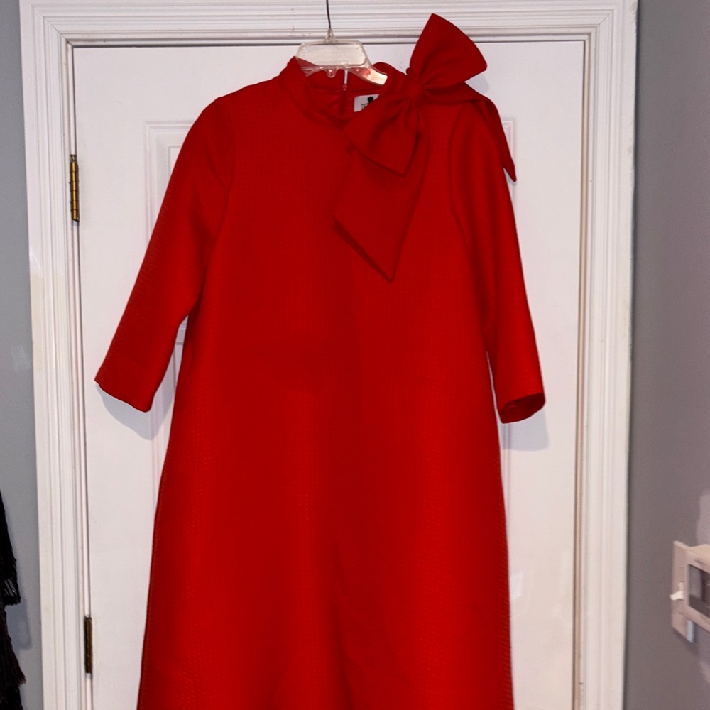 Dainty Jewells Red Dress with Bow